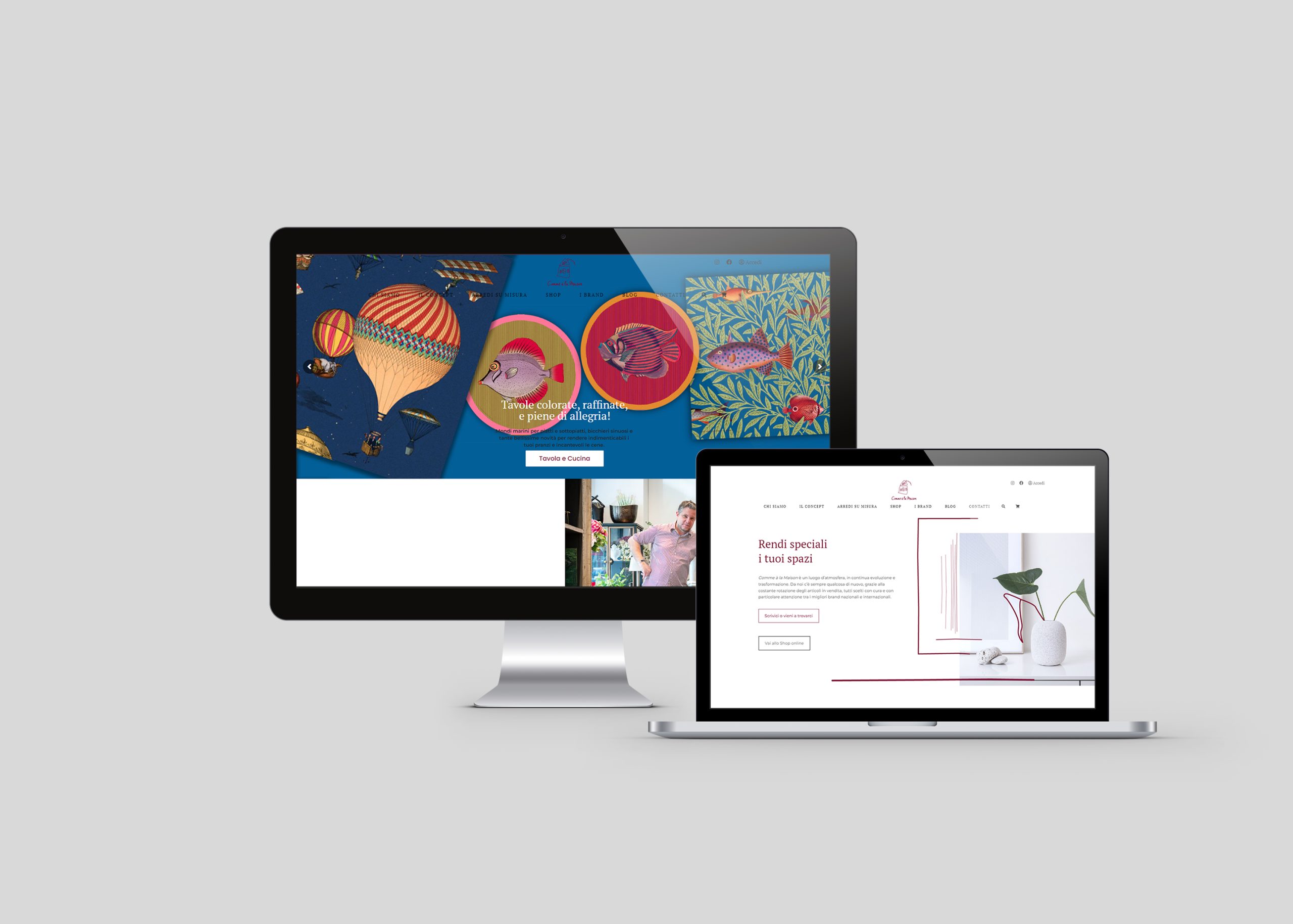 mockup web