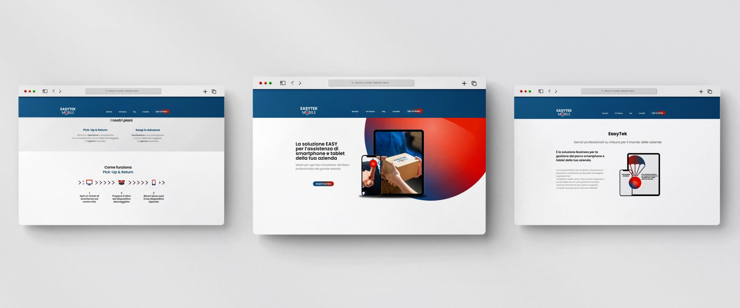 web page mockup